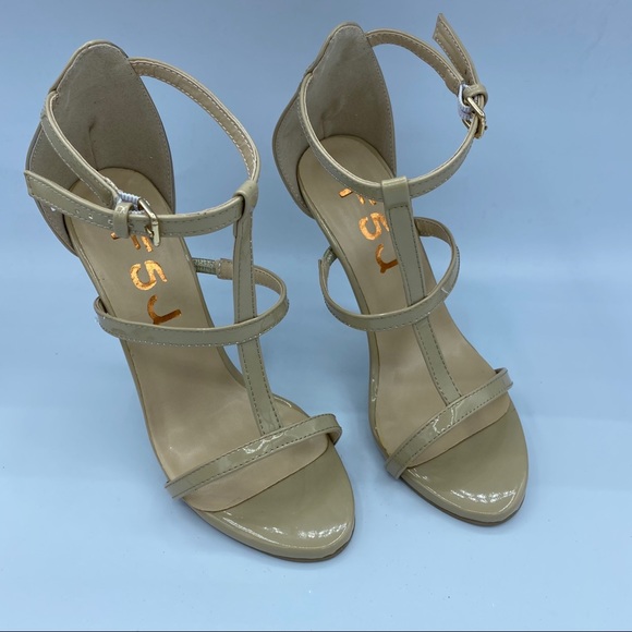 FSJ Strappy Open Toe Stiletto High Heel Sandals - Picture 5 of 12